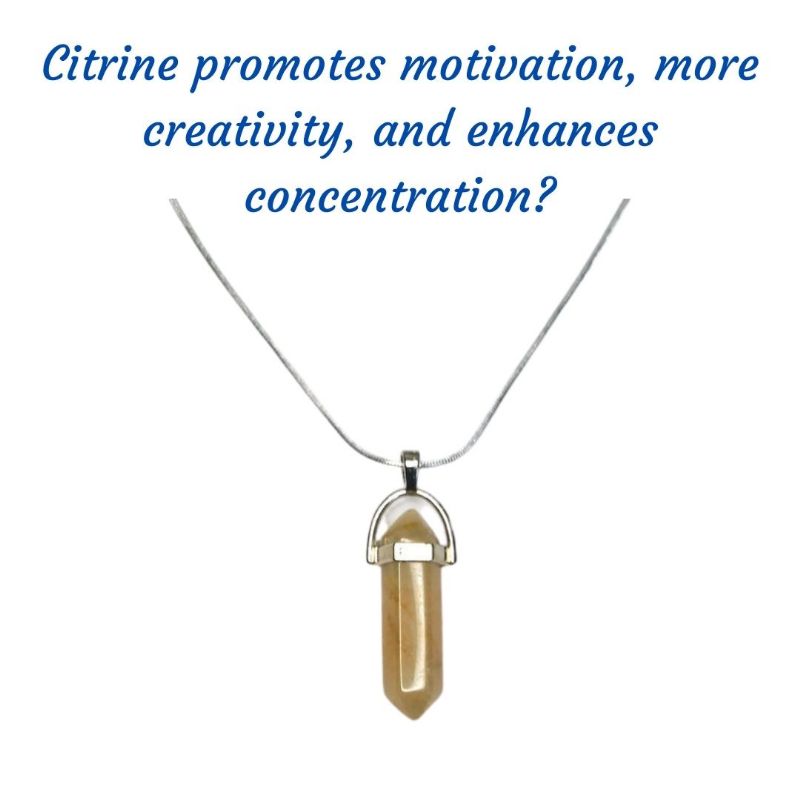 Citrine Gemstone Pendant